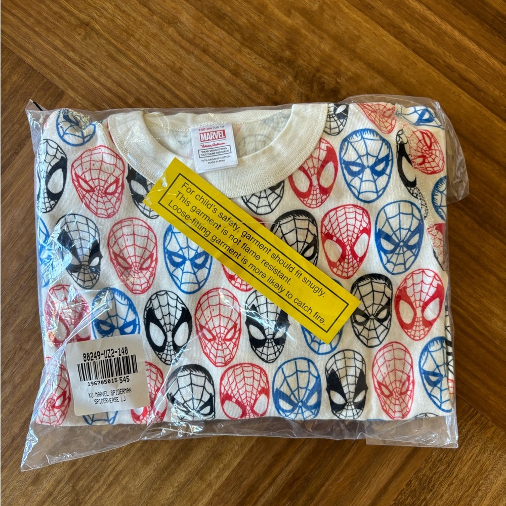 Hanna Andersson Spider Man Marvel LS Pajama Set - NWT